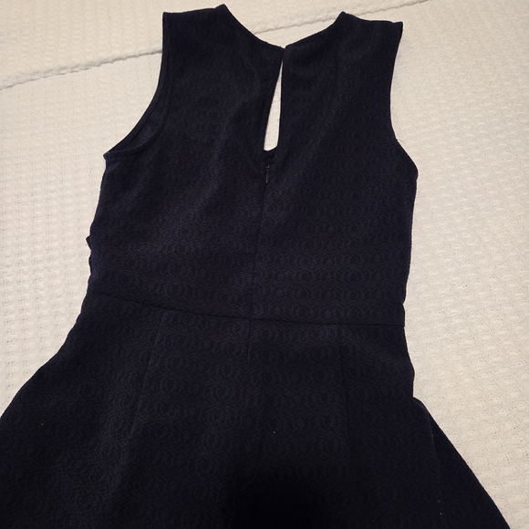 Astr Navy Blue Tied Waist Jumpsuit - Picture 4 of 6